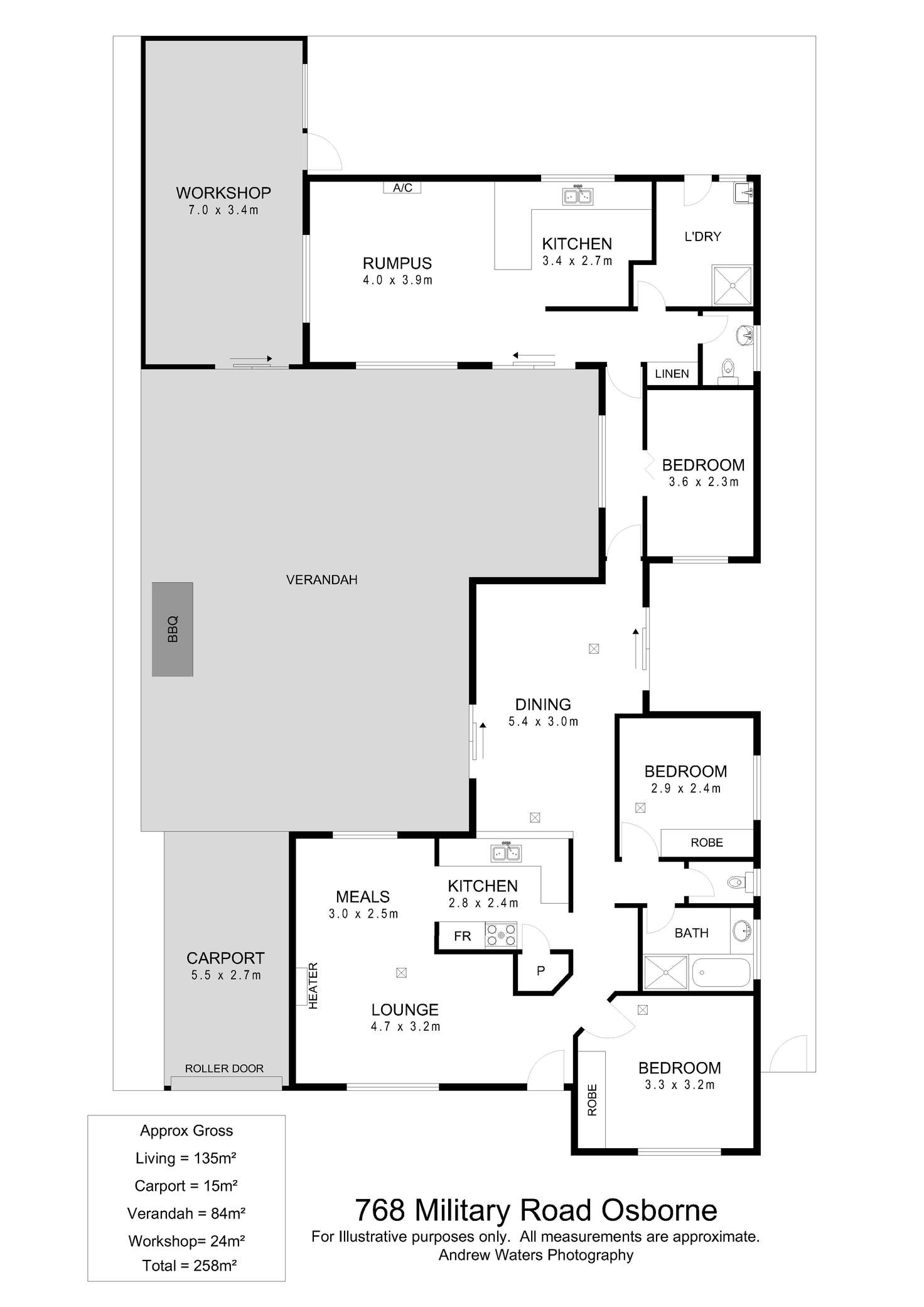 Floorplan of Homely house listing, 768 Military Road, Osborne SA 5017