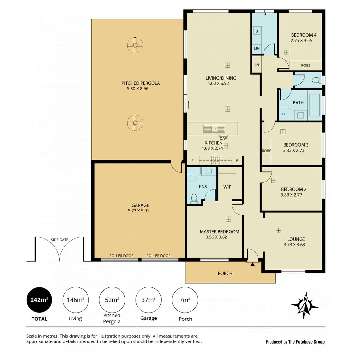 Floorplan of Homely house listing, 2 Cherry Street, Gawler South SA 5118