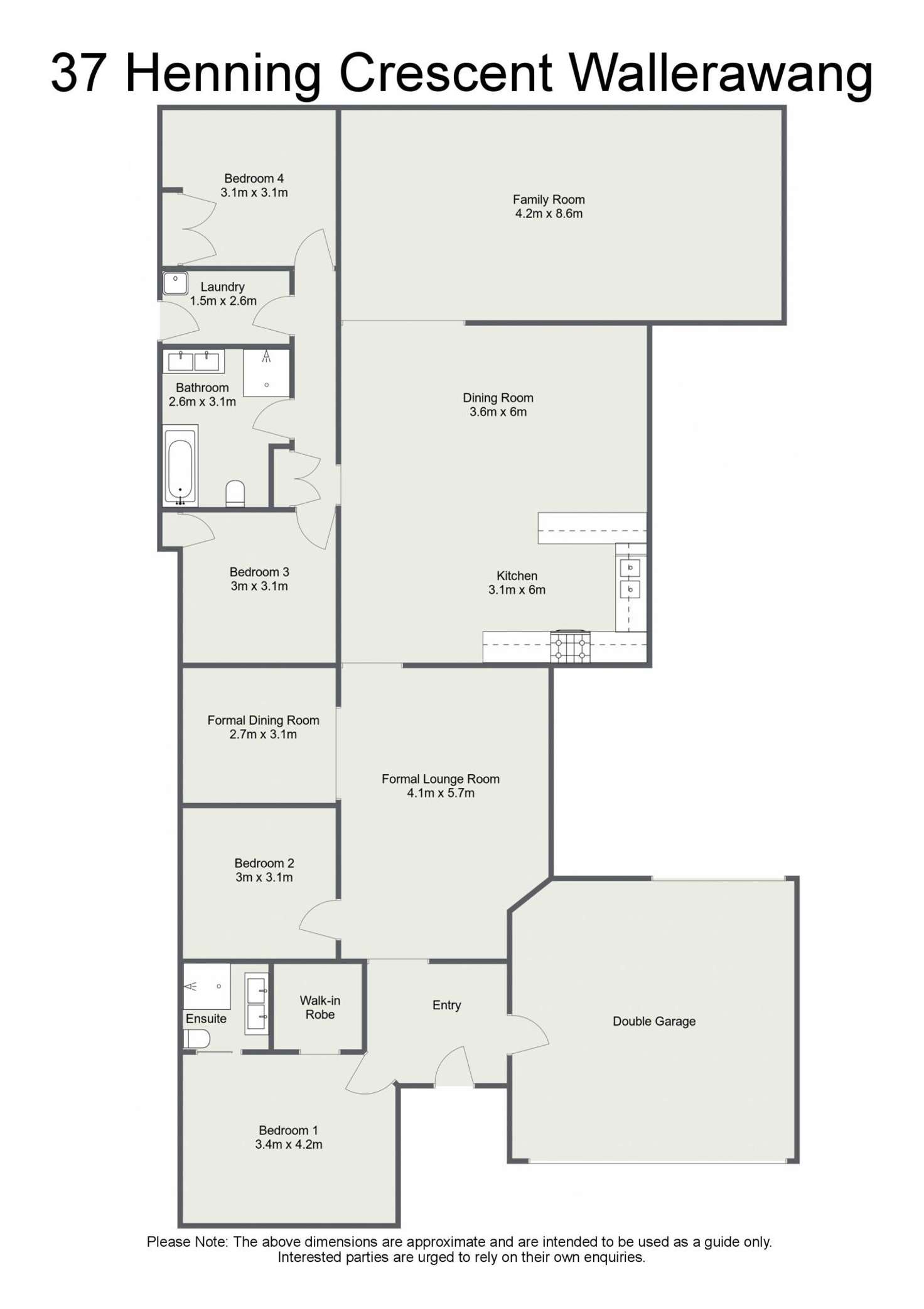 Floorplan of Homely house listing, 37 Henning Crescent, Wallerawang NSW 2845