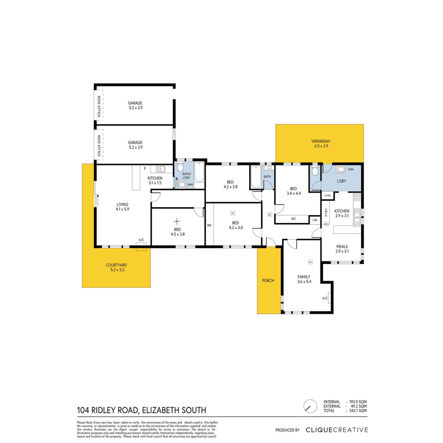 Floorplan of Homely house listing, 104/104a Ridley Road, Elizabeth South SA 5112