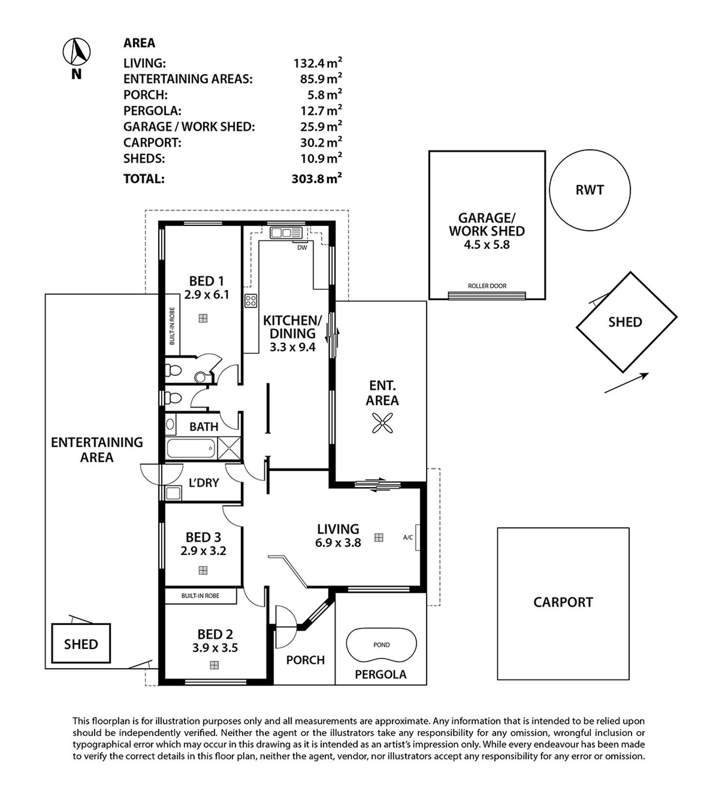 Floorplan of Homely house listing, 3 Kookaburra Court, Mount Barker SA 5251