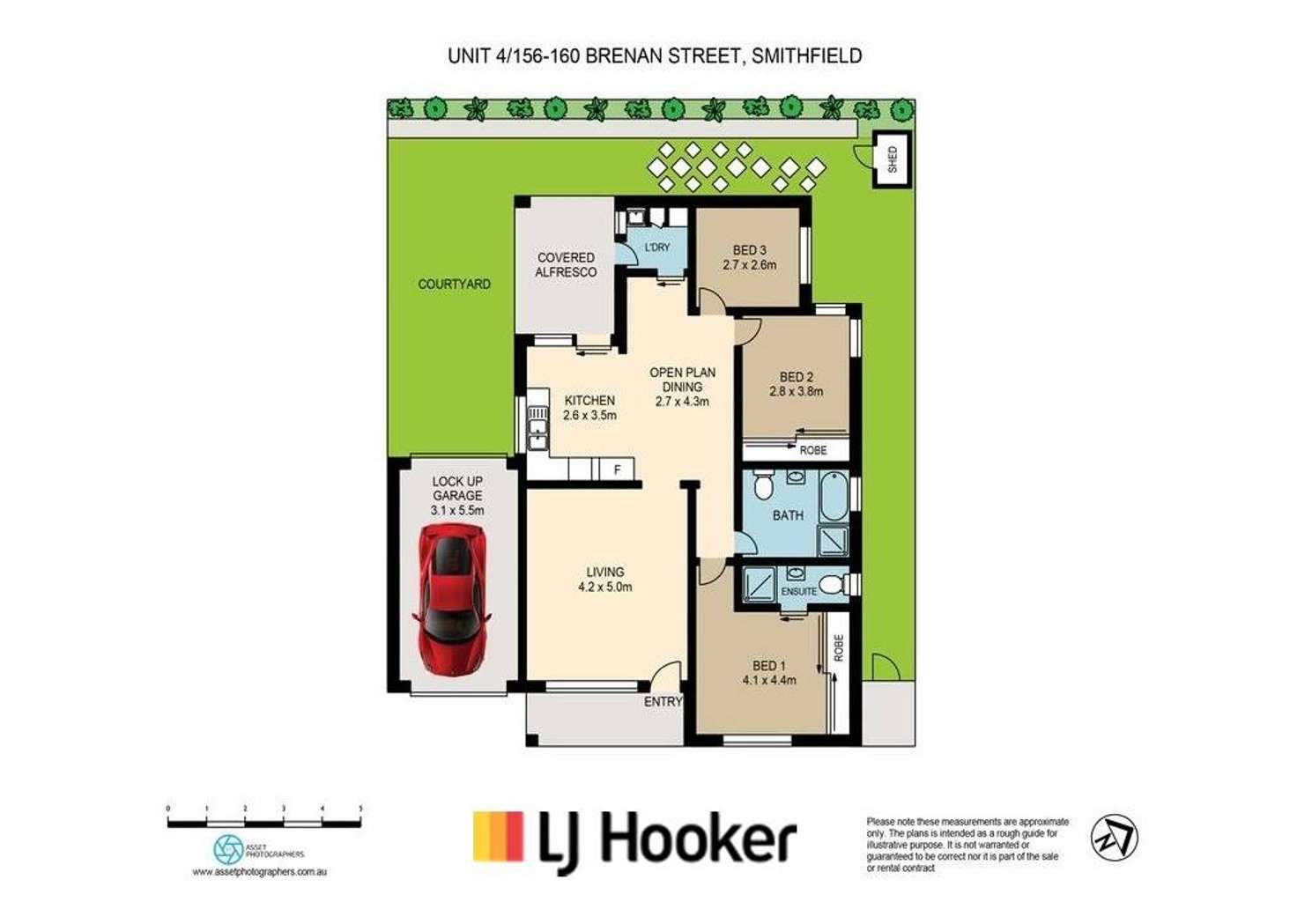 Floorplan of Homely villa listing, 4/156 Brenan Street, Smithfield NSW 2164