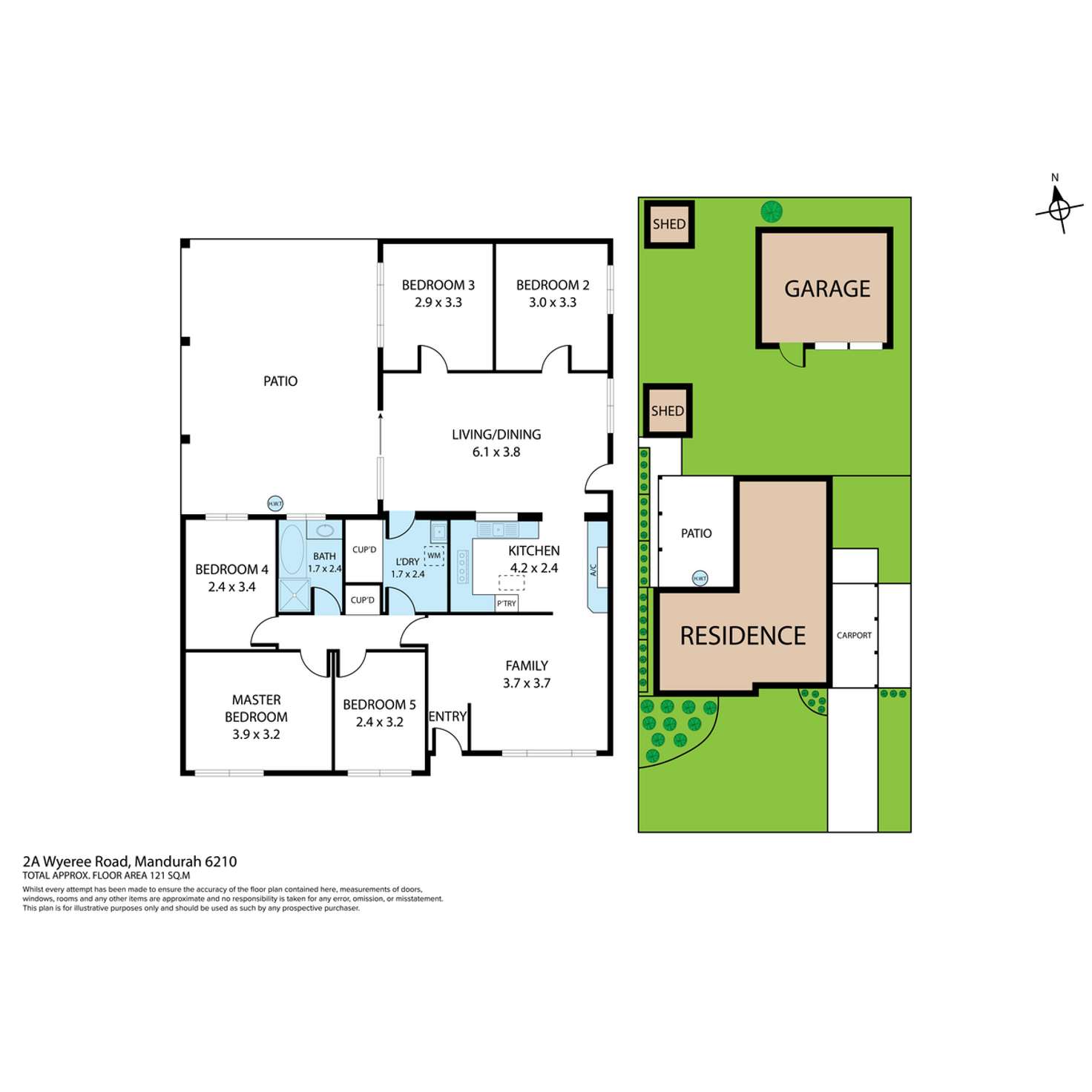 Floorplan of Homely house listing, 2A Wyeree Road, Mandurah WA 6210
