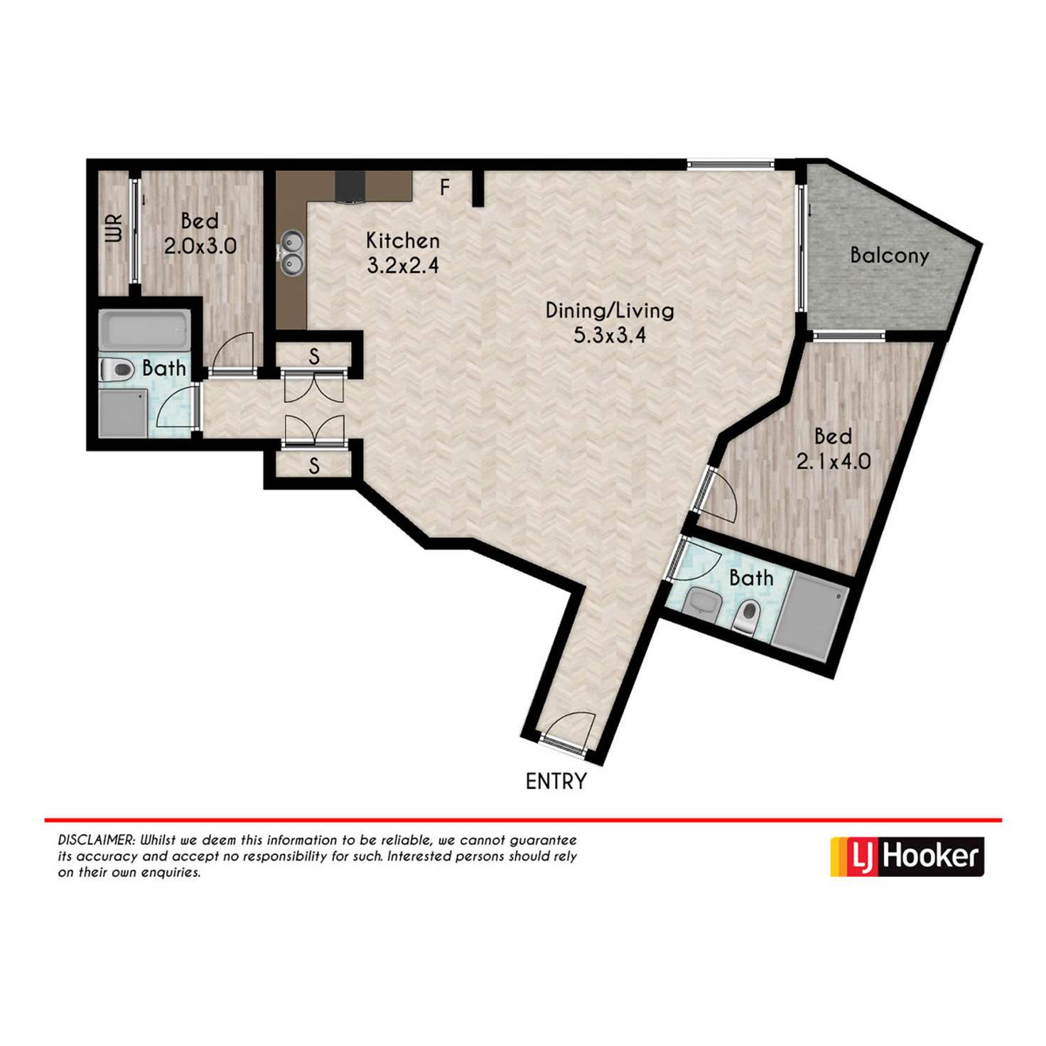 Floorplan of Homely apartment listing, 22/130 Main Street, Blacktown NSW 2148