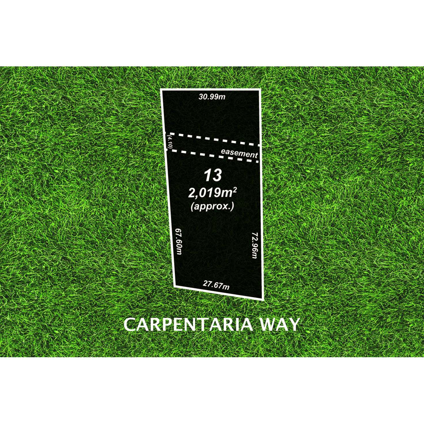 Floorplan of Homely residentialLand listing, 13 Carpentaria Way, Hewett SA 5118