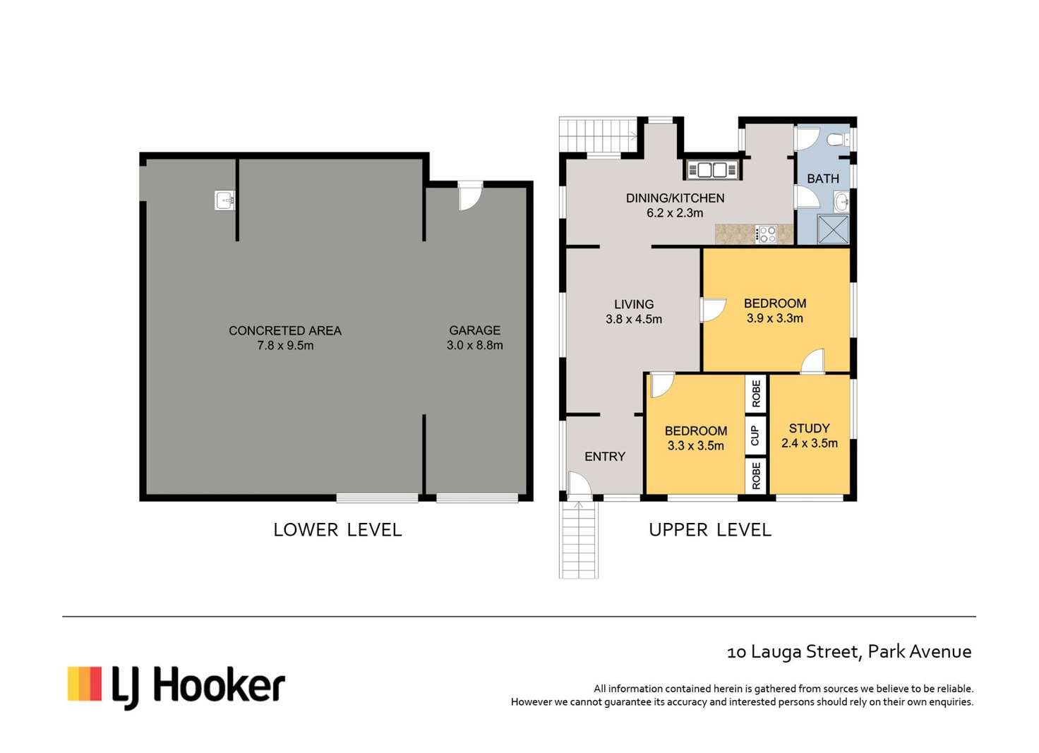 Floorplan of Homely house listing, 10 Lauga Street, Park Avenue QLD 4701