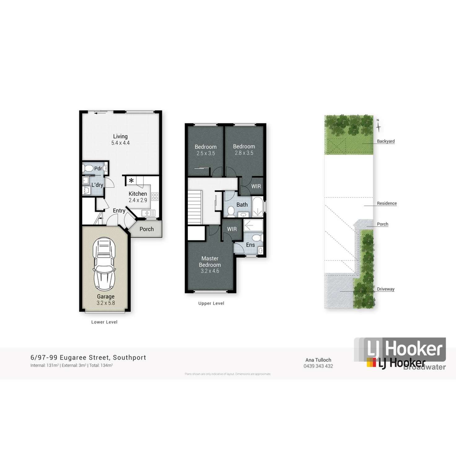 Floorplan of Homely townhouse listing, 6/97-99 Eugaree Street, Southport QLD 4215