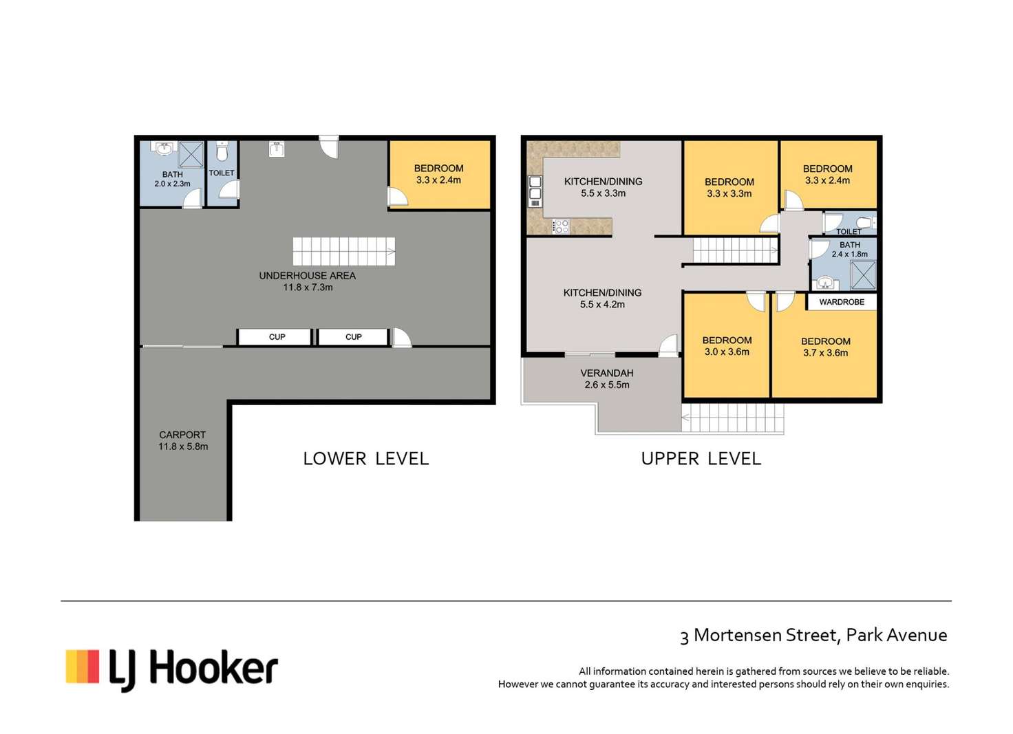 Floorplan of Homely house listing, 3 Mortensen Street, Park Avenue QLD 4701