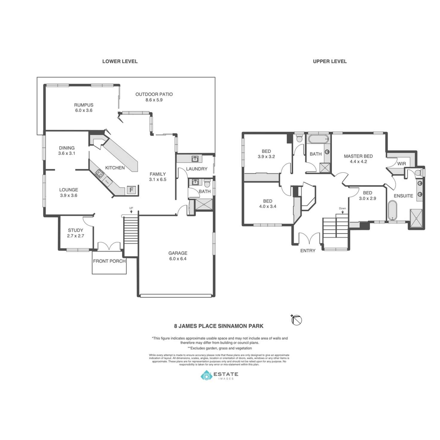 Floorplan of Homely house listing, 8 James Place, Sinnamon Park QLD 4073