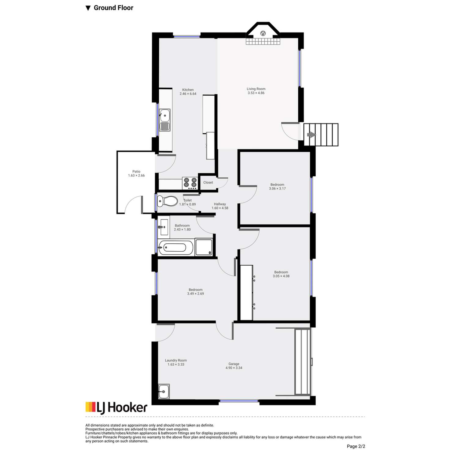 Floorplan of Homely house listing, 2 Church Street, Ross TAS 7209