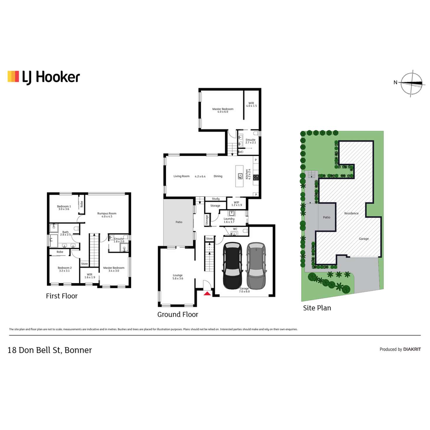 Floorplan of Homely house listing, 18 Don Bell Street, Bonner ACT 2914