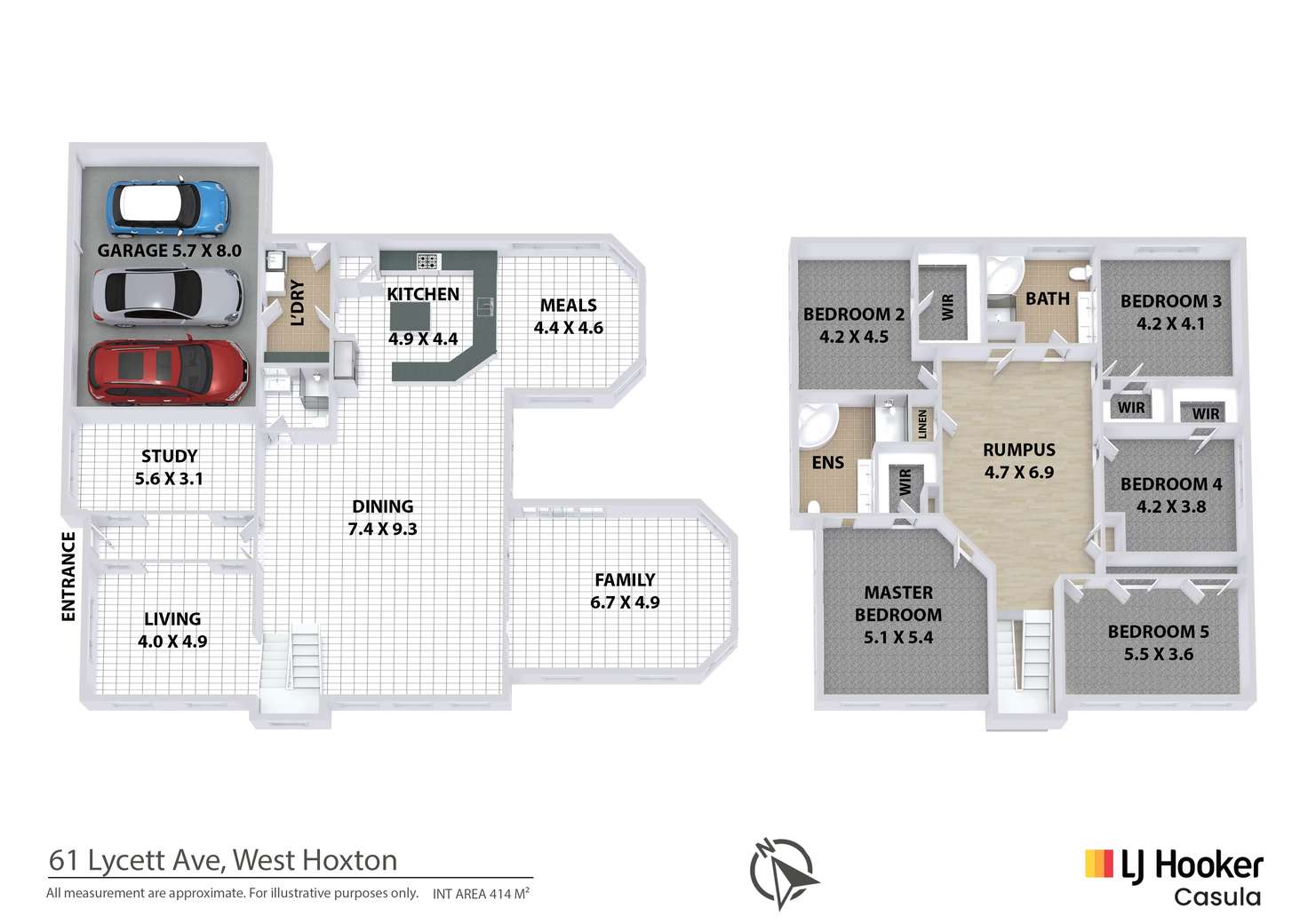 Floorplan of Homely house listing, 61 Lycett Avenue, West Hoxton NSW 2171