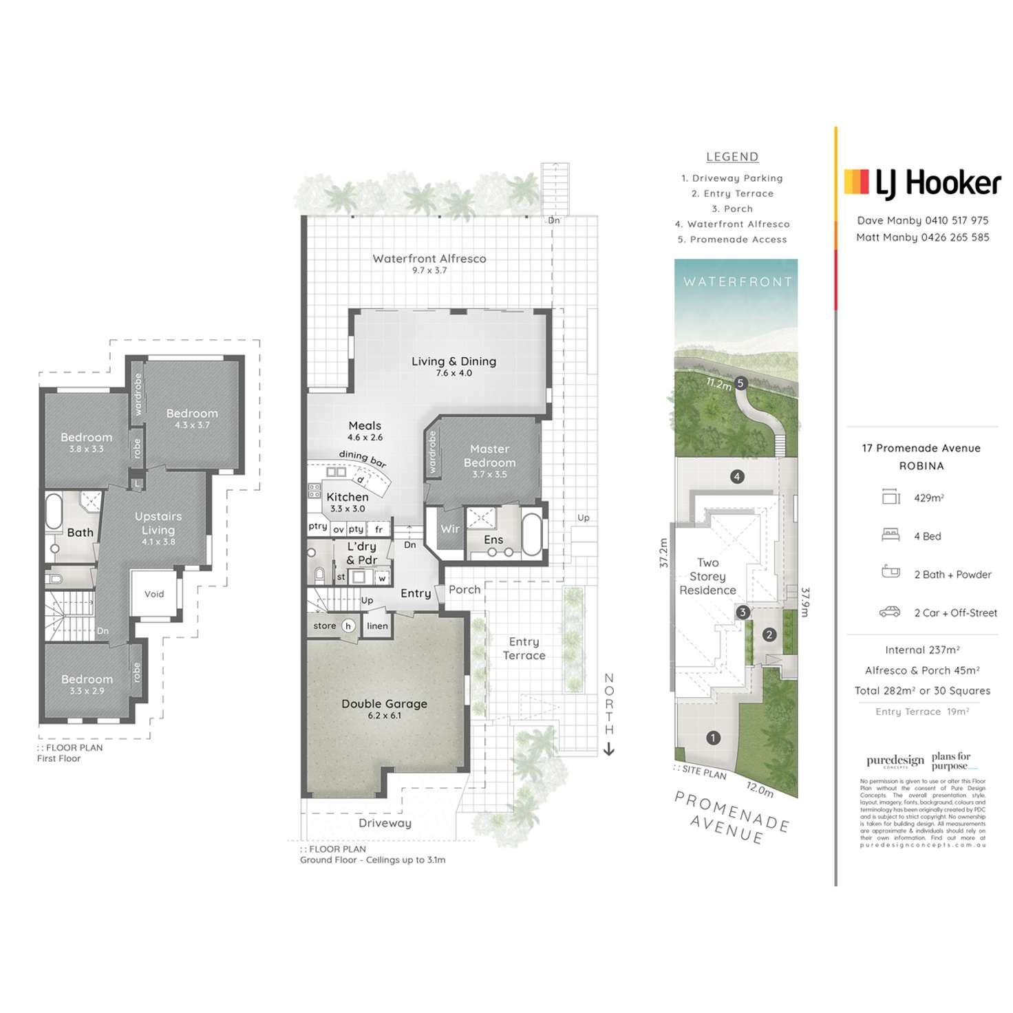 Floorplan of Homely house listing, 17 Promenade Avenue, Robina QLD 4226