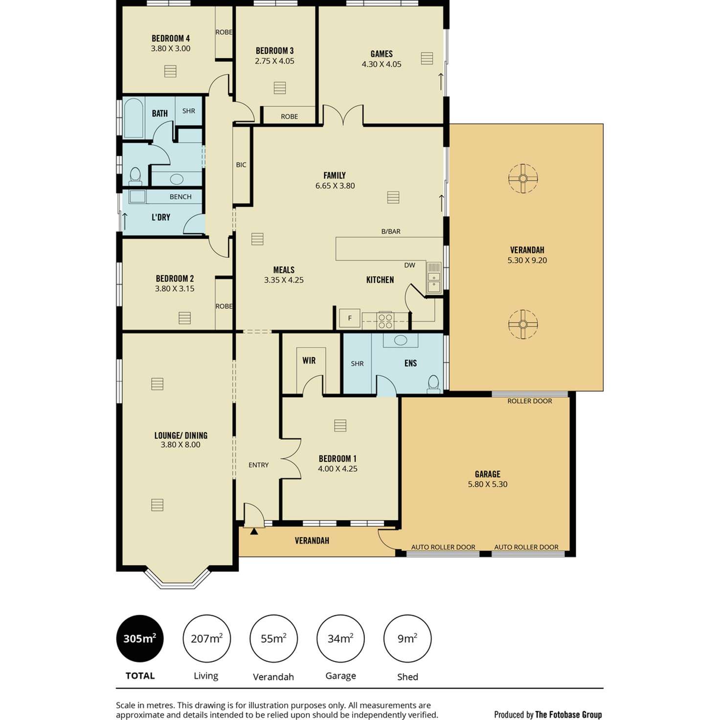 Floorplan of Homely house listing, 56 Lakeside Drive, Andrews Farm SA 5114