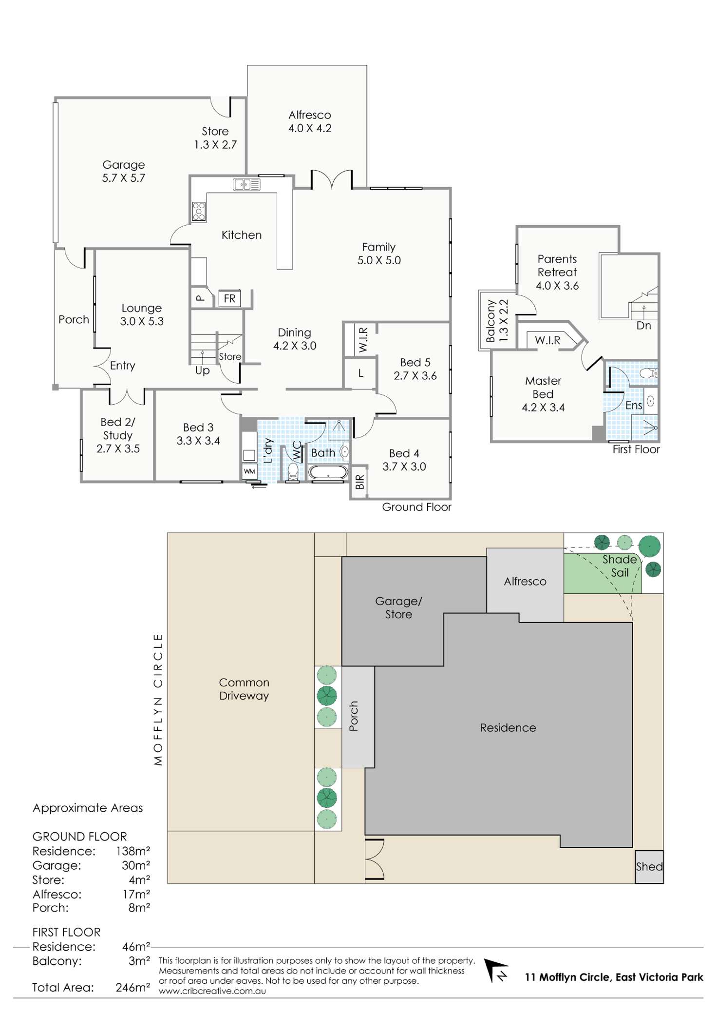 Floorplan of Homely house listing, 11 Mofflyn Circle, East Victoria Park WA 6101
