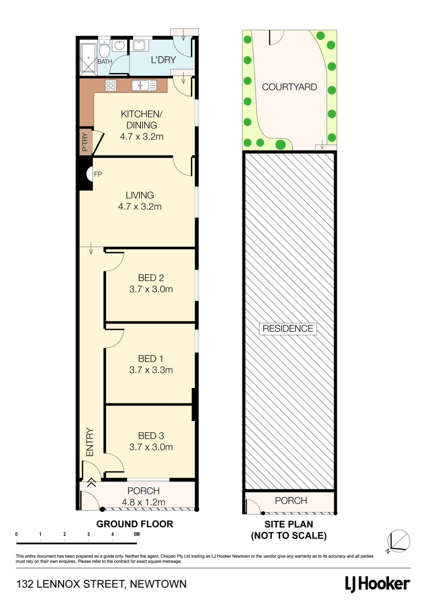 Floorplan of Homely house listing, 132 Lennox Street, Newtown NSW 2042