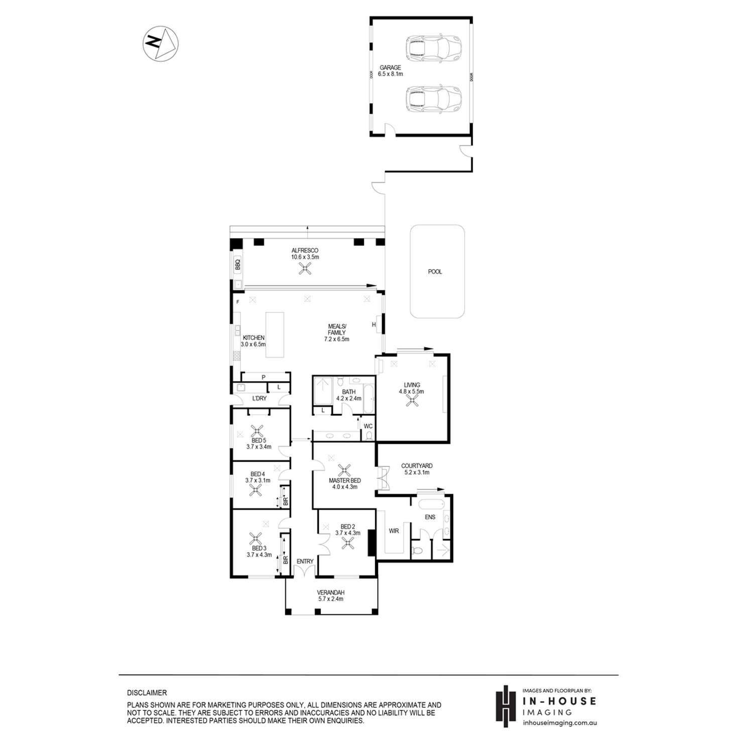 Floorplan of Homely house listing, 2 Braeside Avenue, Myrtle Bank SA 5064