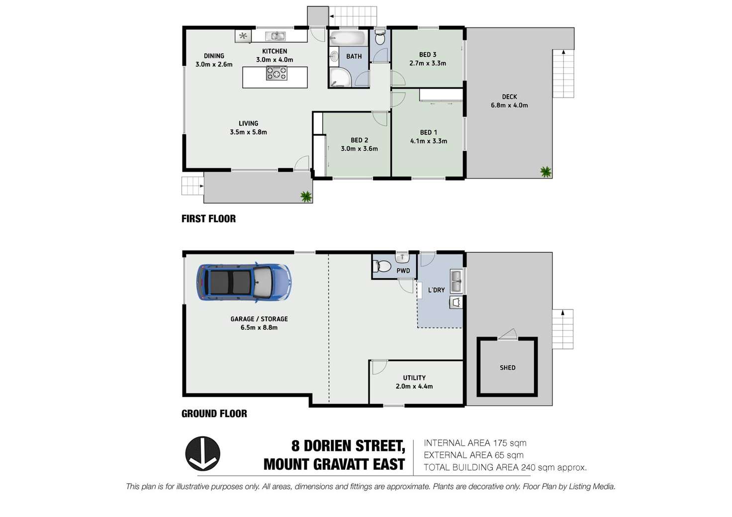 Floorplan of Homely house listing, 8 Dorien Street, Mount Gravatt East QLD 4122