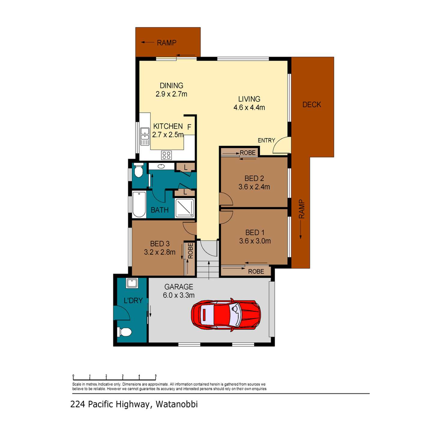 Floorplan of Homely house listing, 224 Pacific Highway, Watanobbi NSW 2259