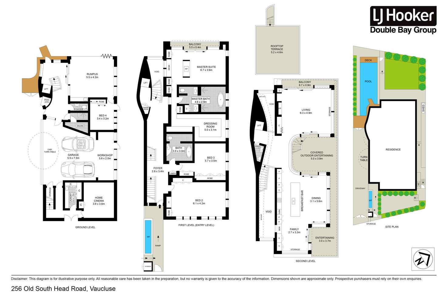 Floorplan of Homely house listing, 256 Old South Head Road, Vaucluse NSW 2030