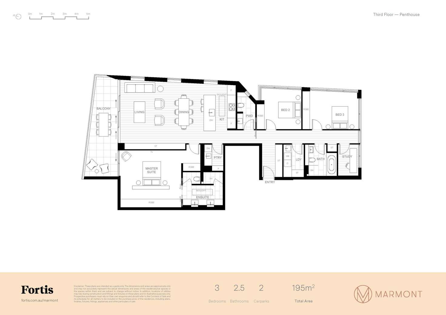 Floorplan of Homely apartment listing, Penthouse New South Head Road, Double Bay NSW 2028