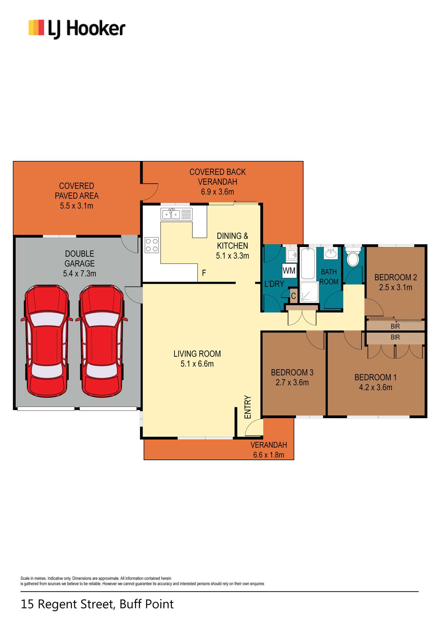 Floorplan of Homely house listing, 15 Regent Street, Buff Point NSW 2262