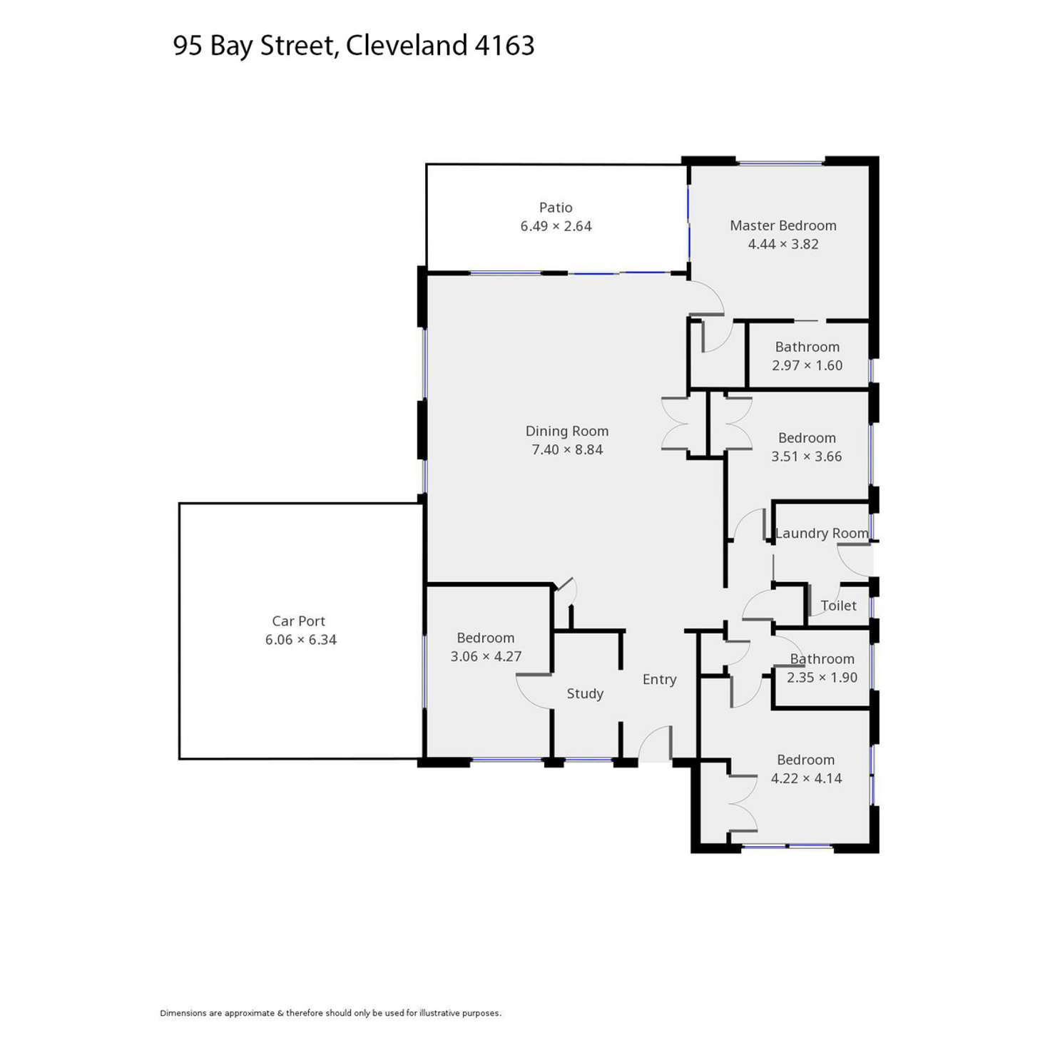 Floorplan of Homely house listing, 95 Bay Street, Cleveland QLD 4163