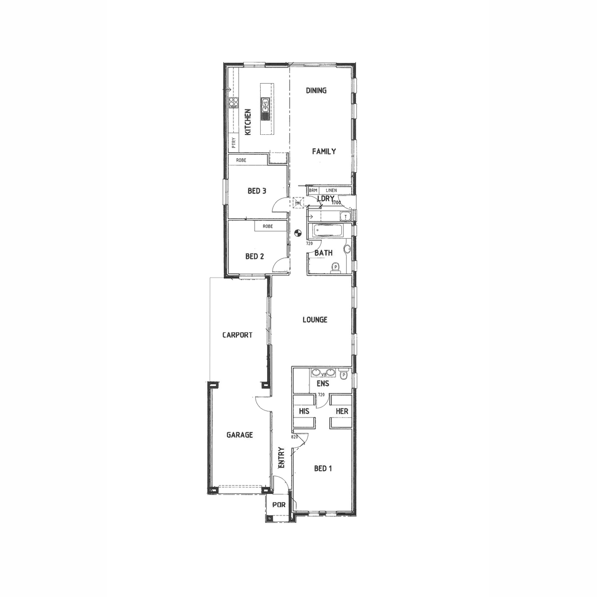 Floorplan of Homely house listing, 6A Kinross Avenue, Seaton SA 5023
