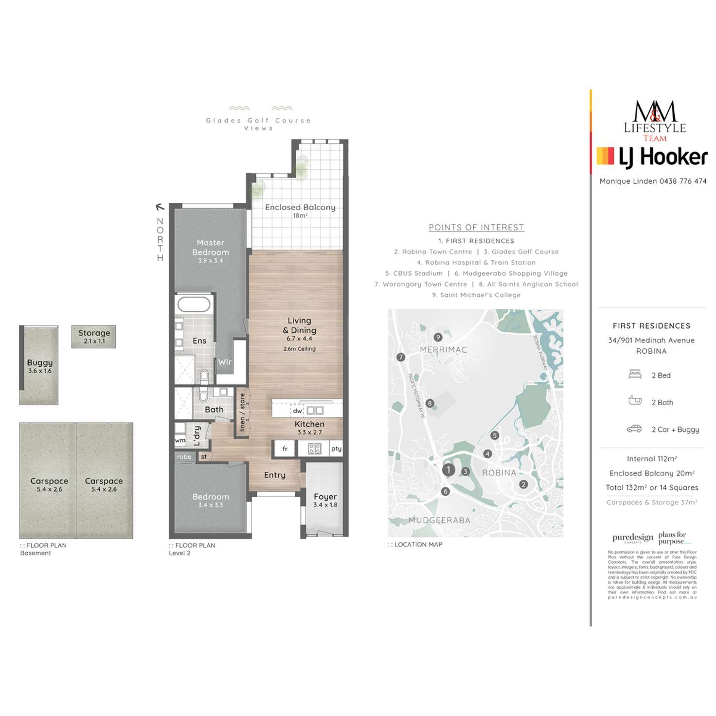 Floorplan of Homely apartment listing, 34/901 Medinah Avenue, Robina QLD 4226