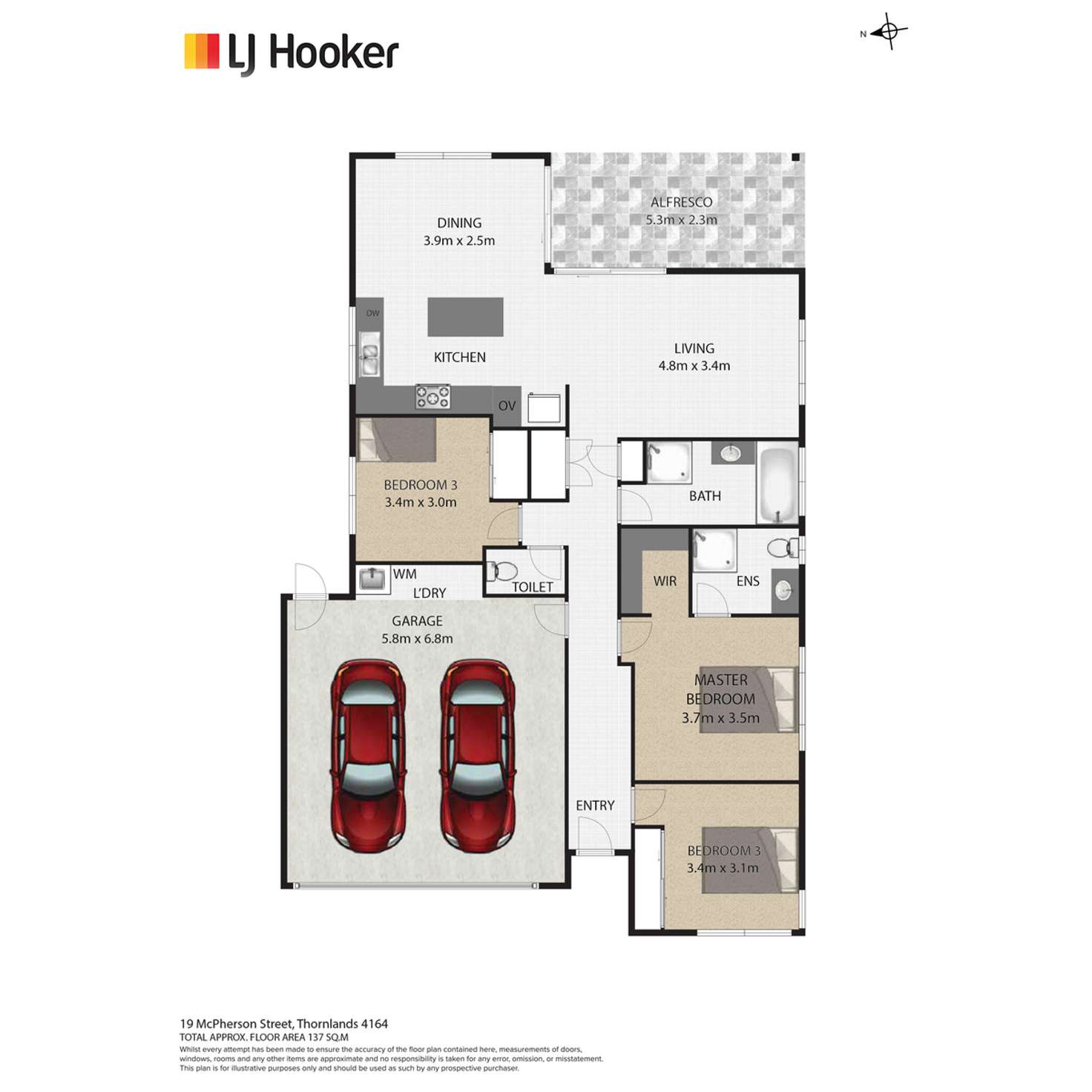 Floorplan of Homely house listing, 19 McPherson Street, Thornlands QLD 4164