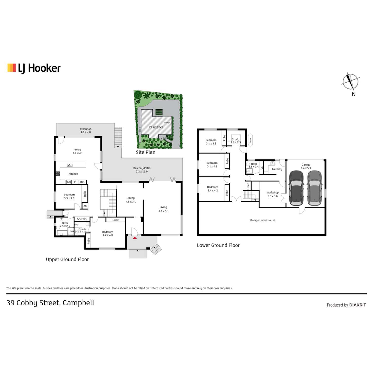 Floorplan of Homely house listing, 39 Cobby Street, Campbell ACT 2612