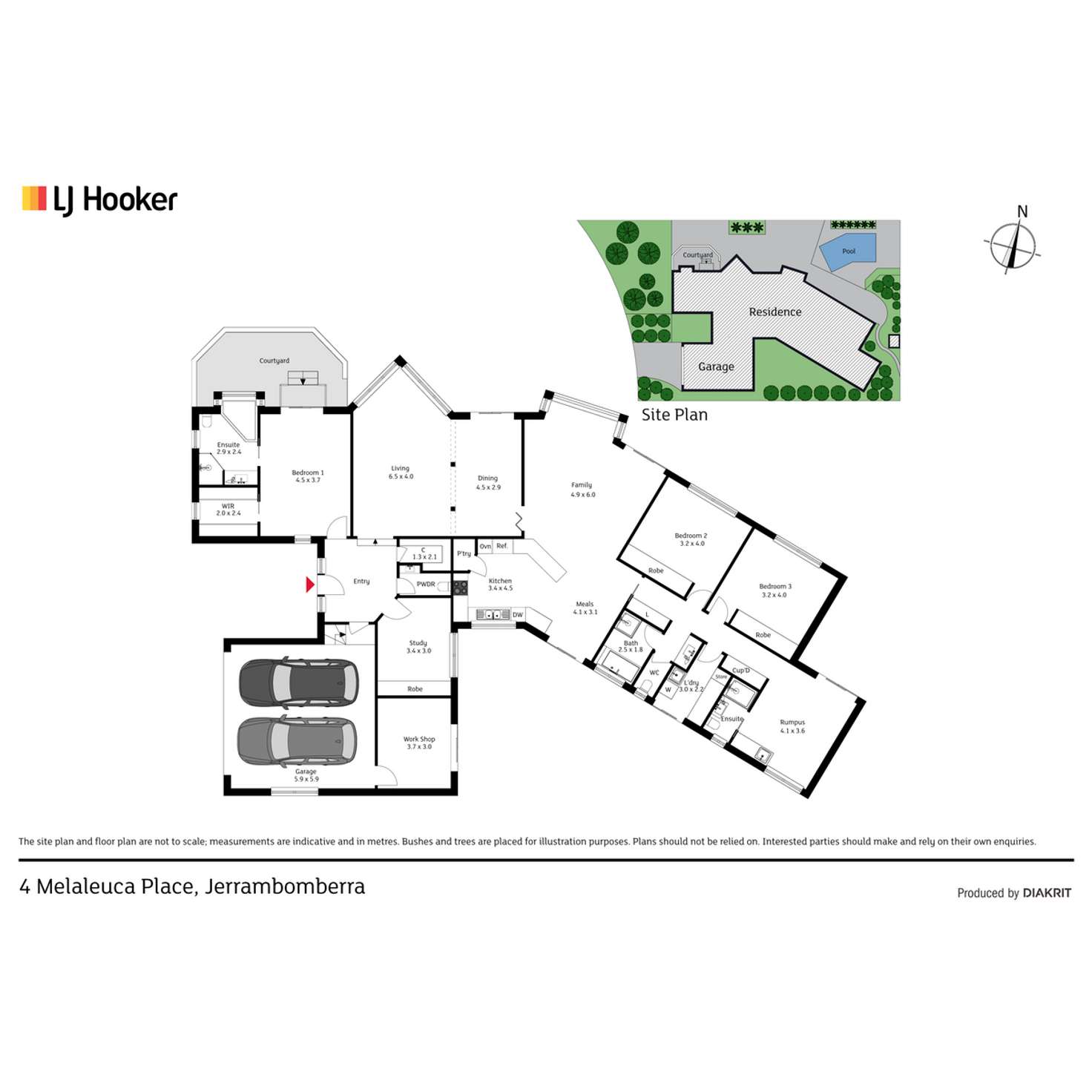 Floorplan of Homely house listing, 4 Melaleuca Place, Jerrabomberra NSW 2619