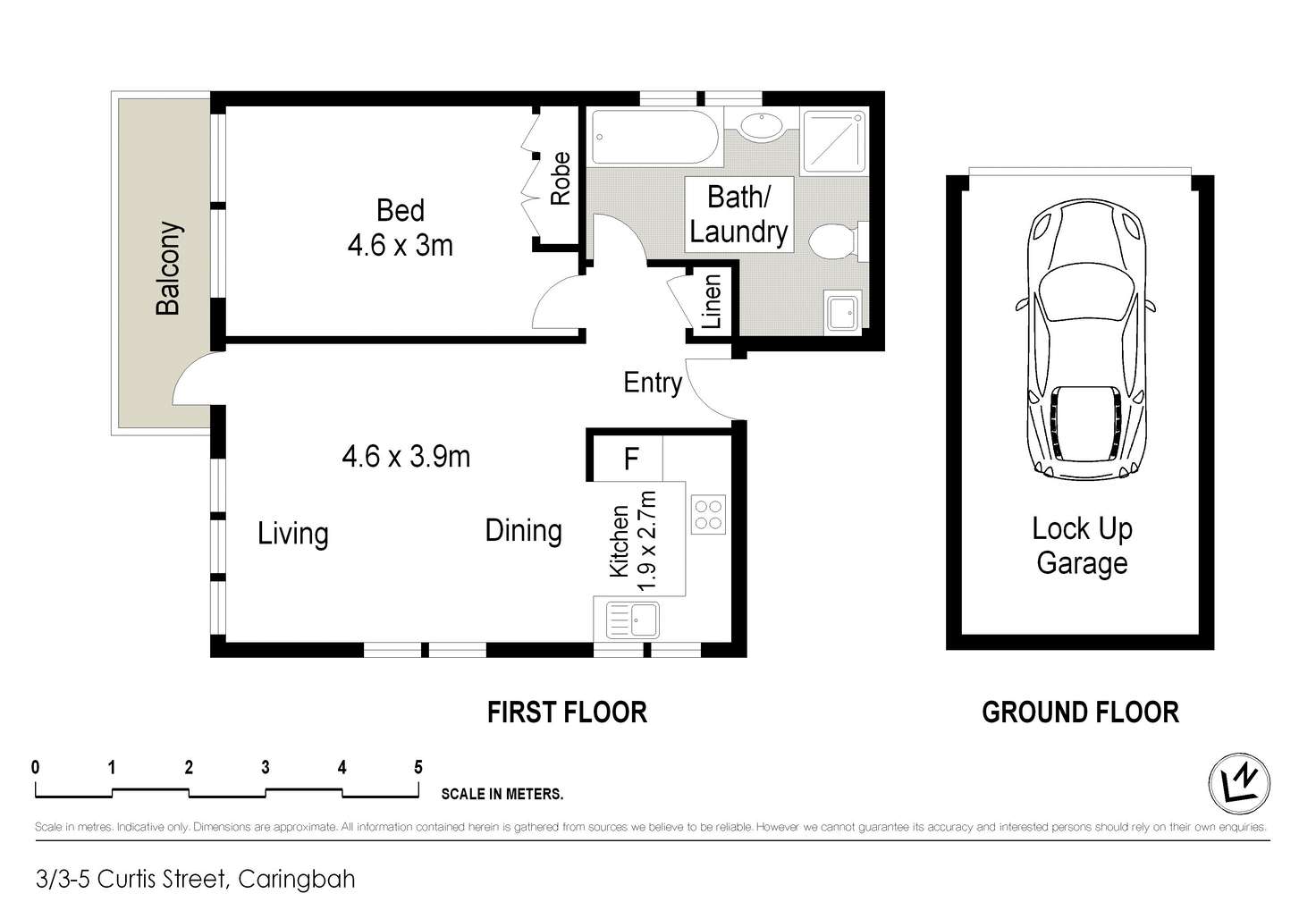 Floorplan of Homely apartment listing, 3/3-5 Curtis St, Caringbah NSW 2229