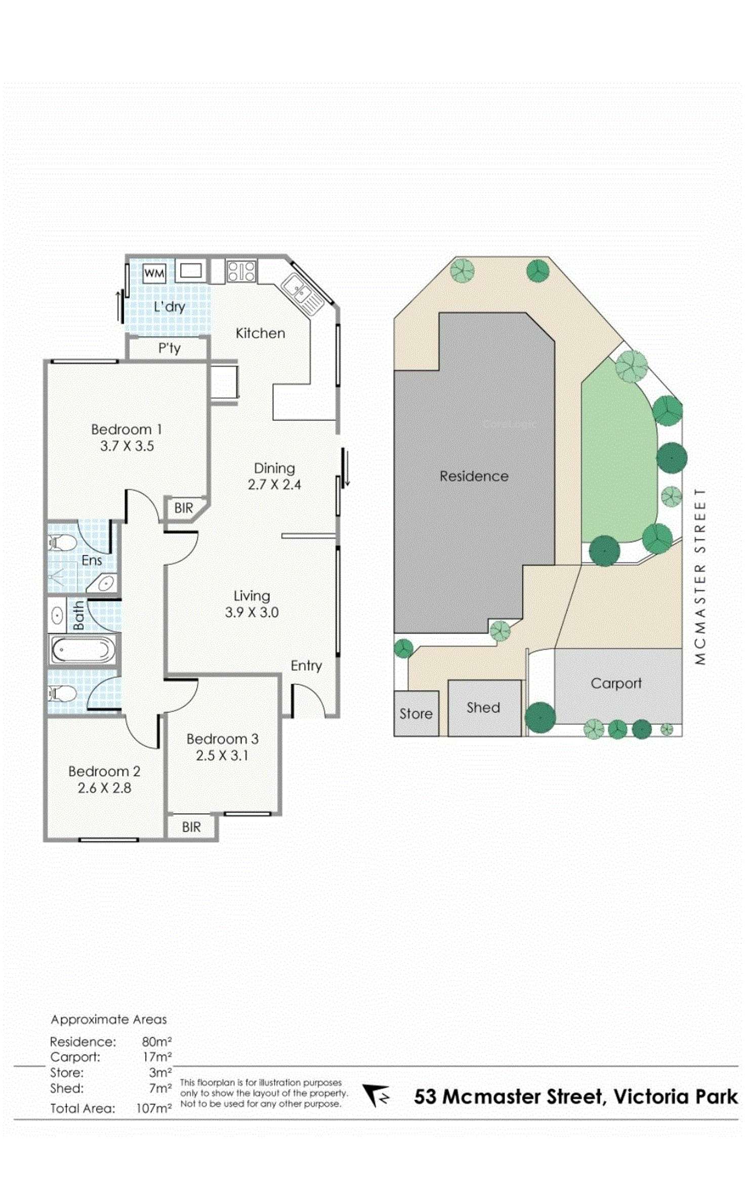 Floorplan of Homely house listing, 53 McMaster Street, Victoria Park WA 6100