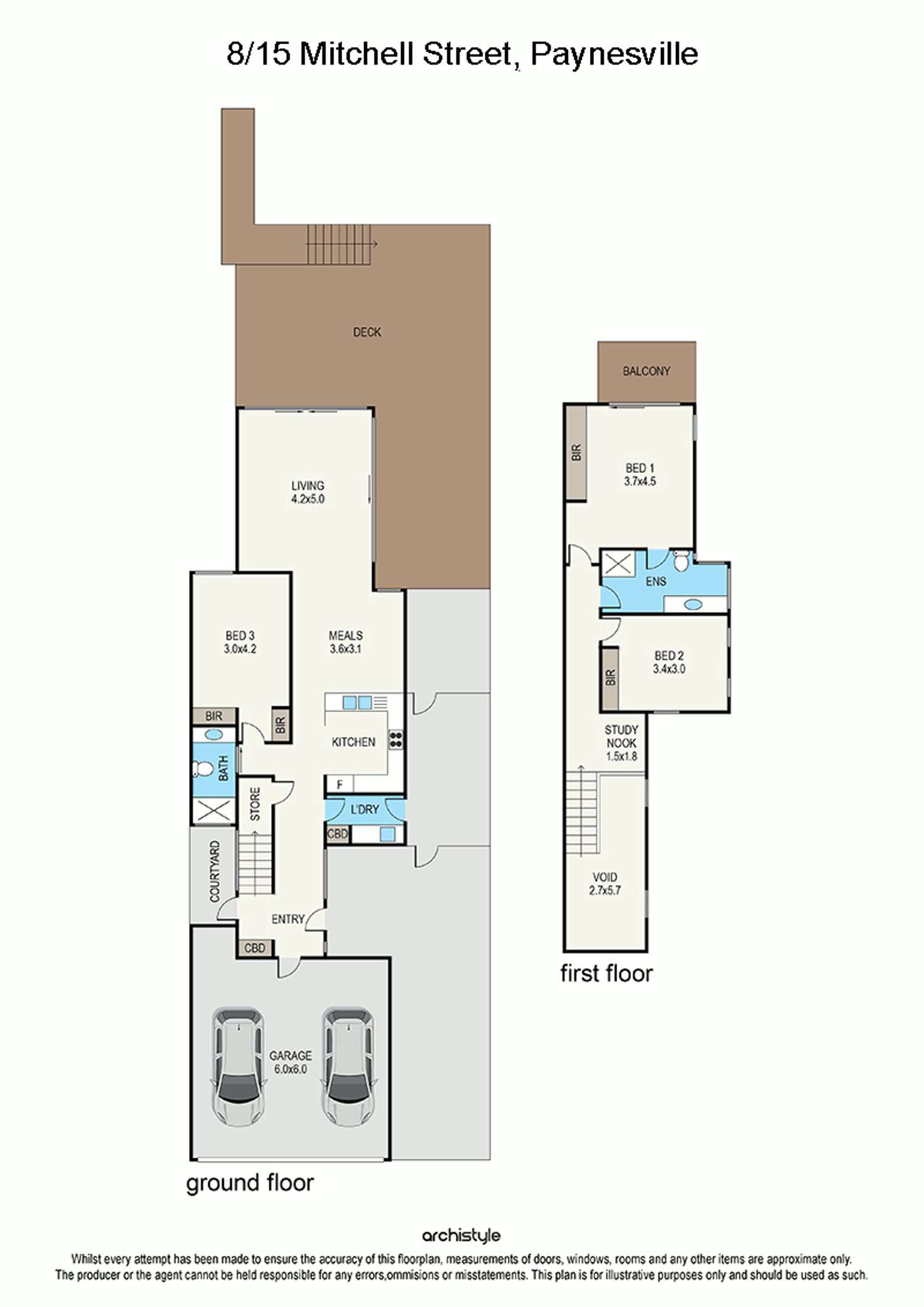Floorplan of Homely house listing, 8/15 Mitchell Street, Paynesville VIC 3880