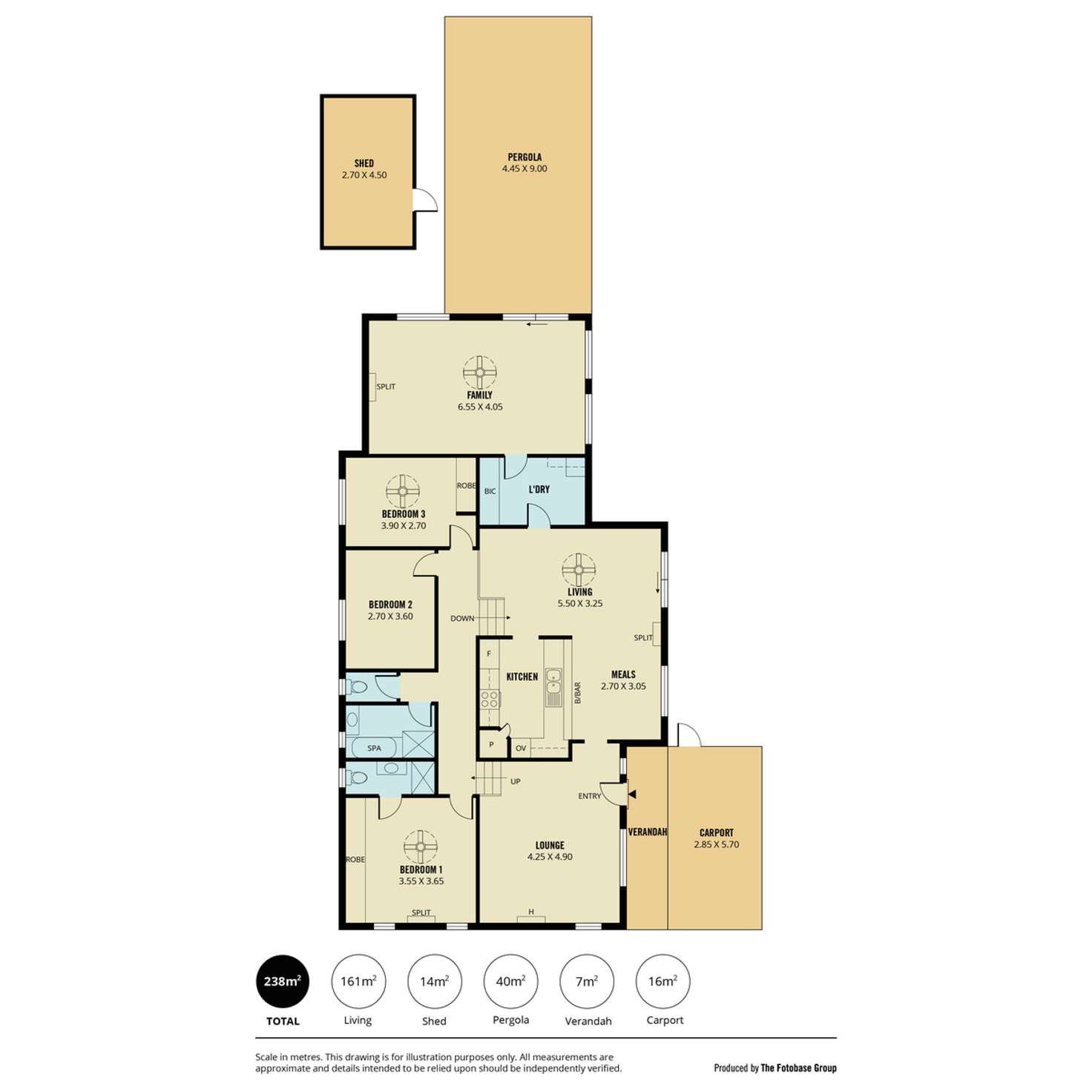 Floorplan of Homely house listing, 222 Hancock Road, Redwood Park SA 5097