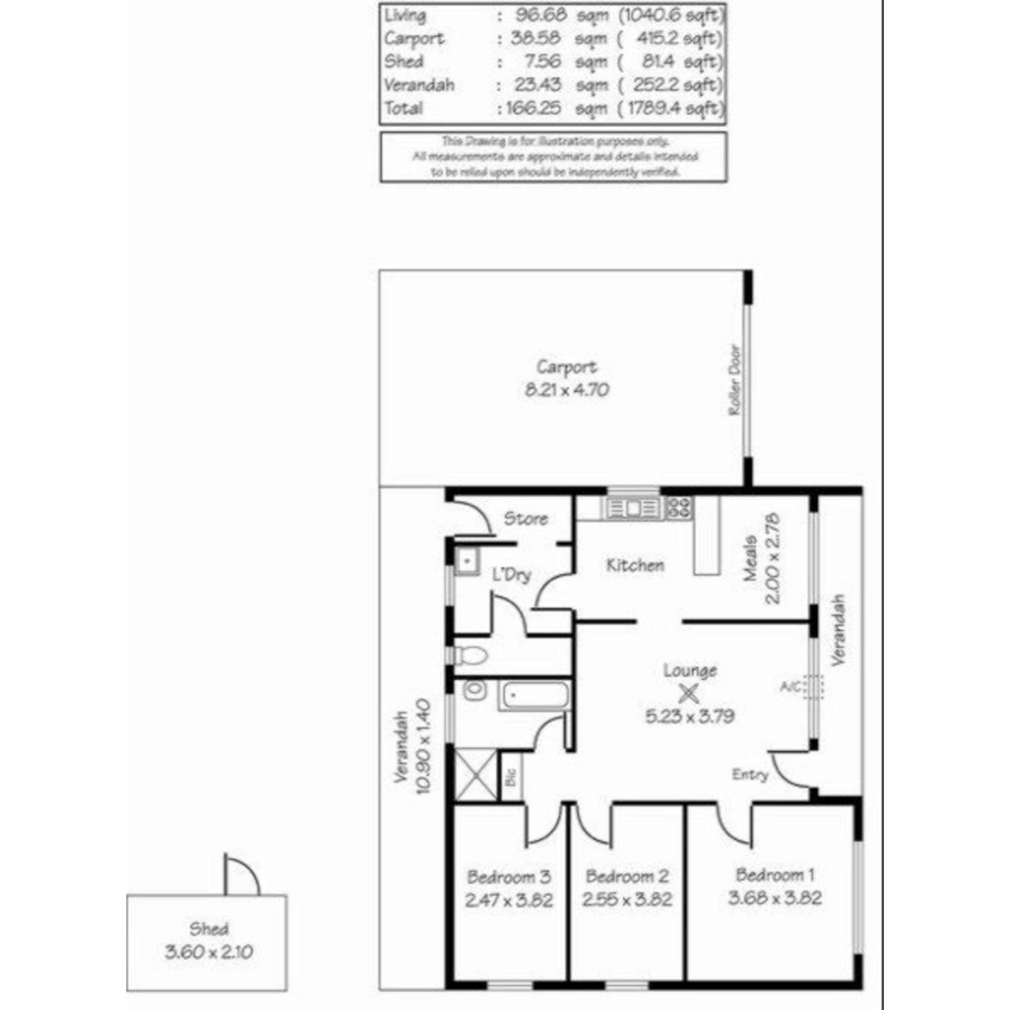 Floorplan of Homely house listing, 9 Ryder Avenue, Parafield Gardens SA 5107