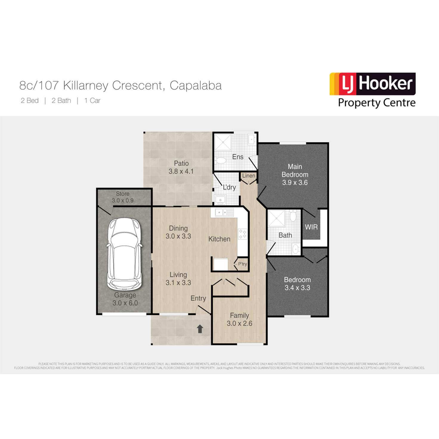 Floorplan of Homely unit listing, 8C/107 Killarney Crescent, Capalaba QLD 4157