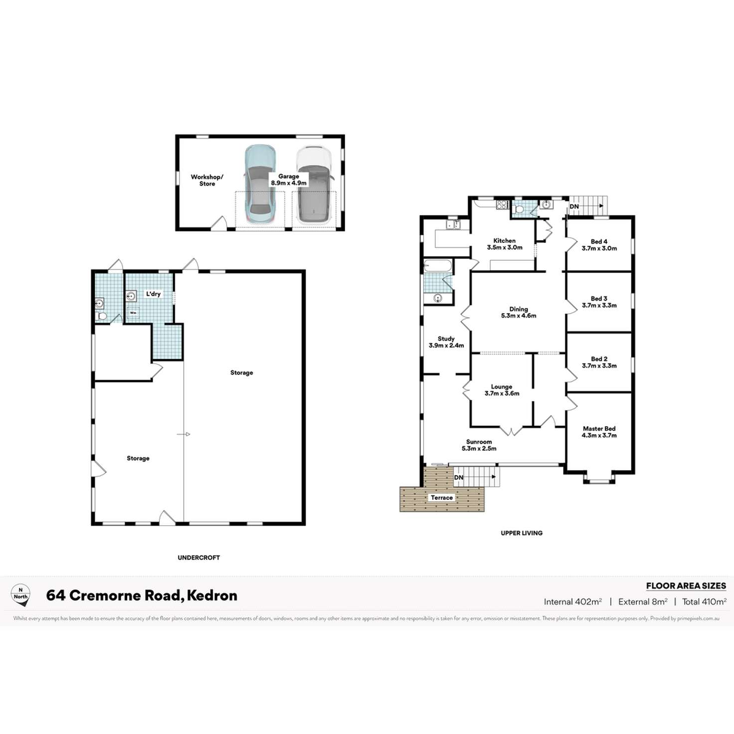 Floorplan of Homely house listing, 64 Cremorne Road, Kedron QLD 4031