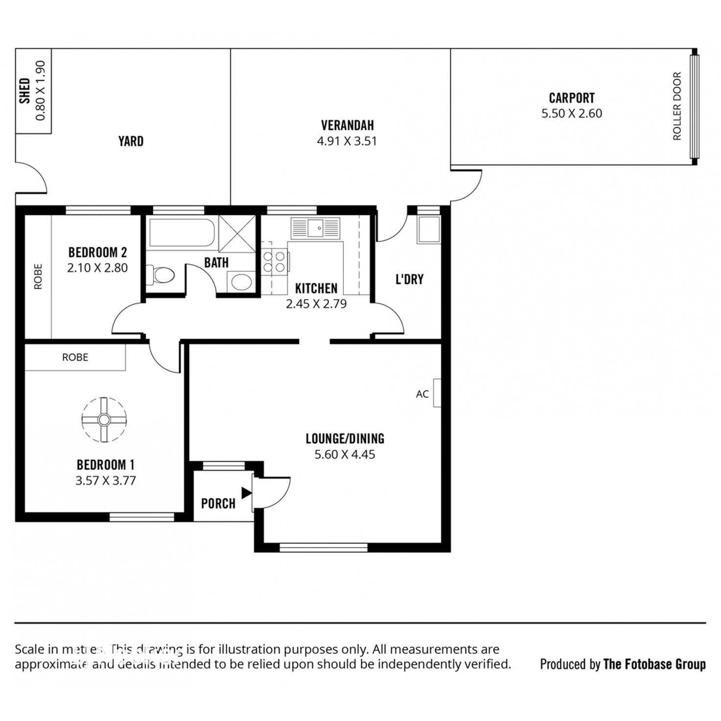 Floorplan of Homely unit listing, 8/4 Douglas Avenue, Salisbury SA 5108