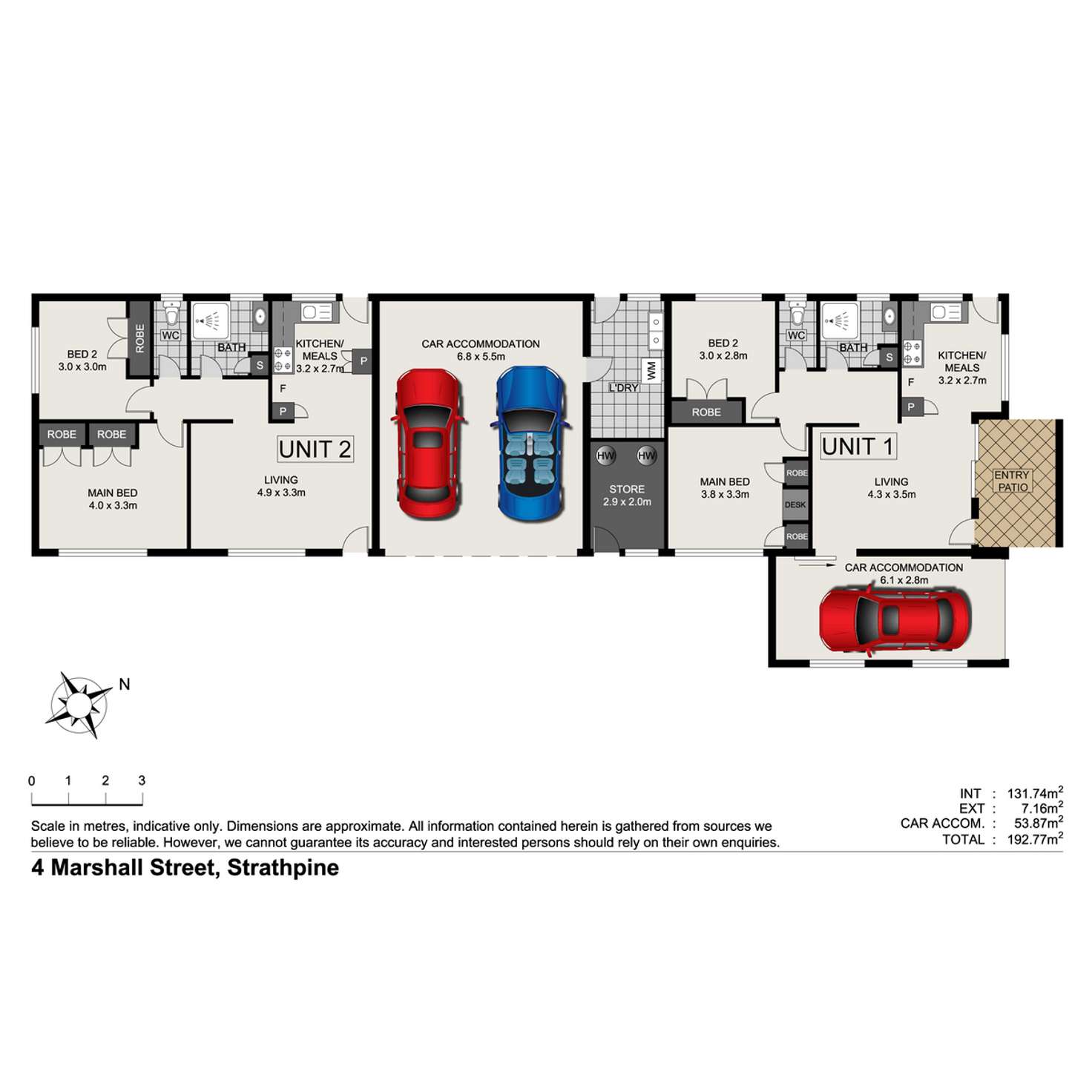 Floorplan of Homely semiDetached listing, 4 Marshall Street, Strathpine QLD 4500