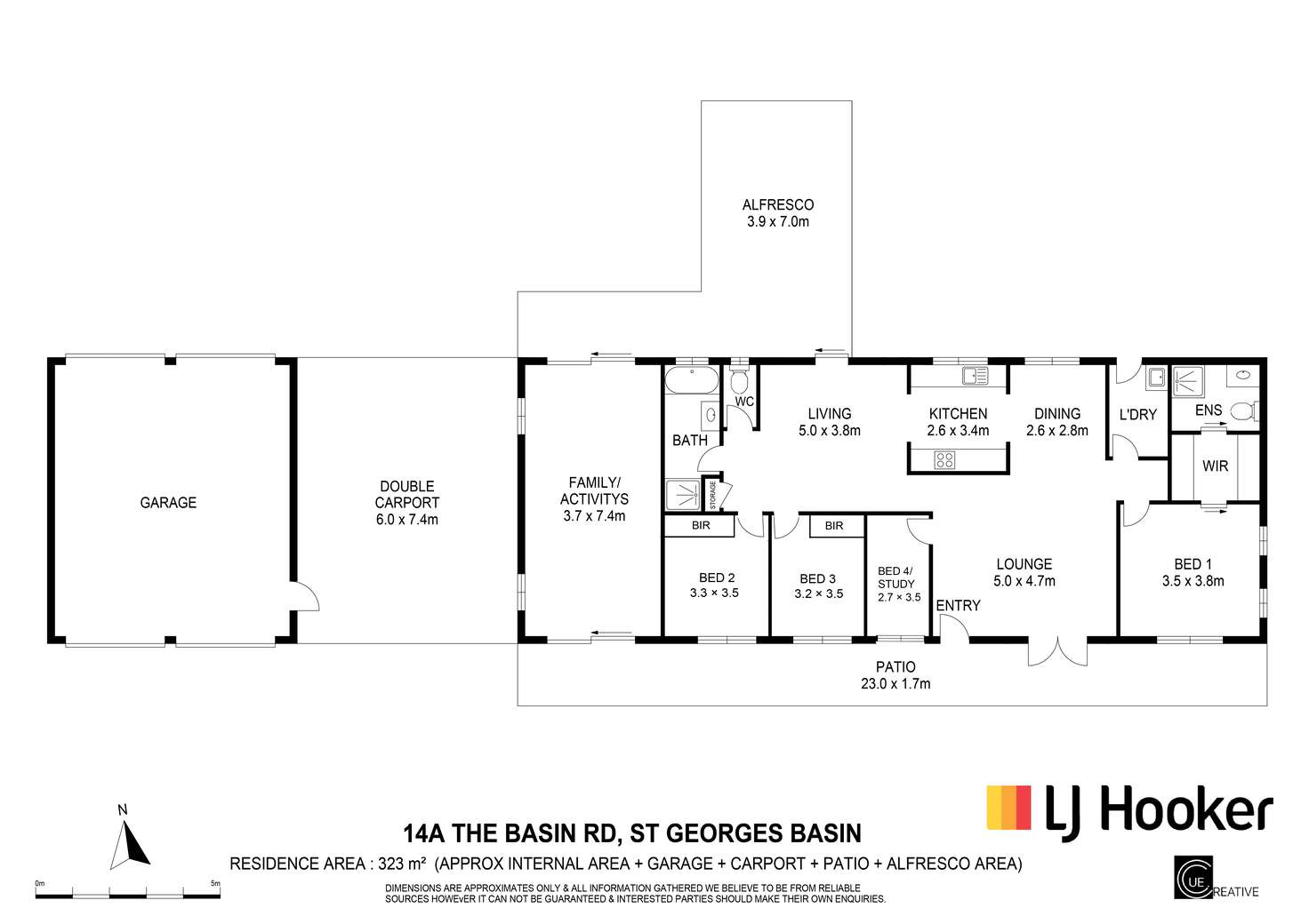 Floorplan of Homely house listing, 14A The Basin Road, St Georges Basin NSW 2540