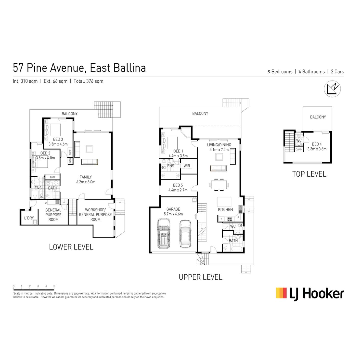 Floorplan of Homely house listing, 57 Pine Avenue, East Ballina NSW 2478
