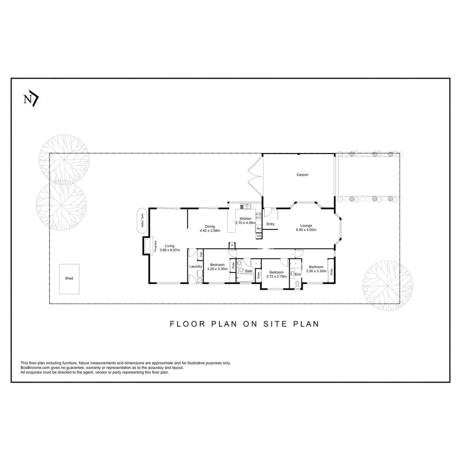 Floorplan of Homely house listing, 150 Shane Avenue, Seabrook VIC 3028