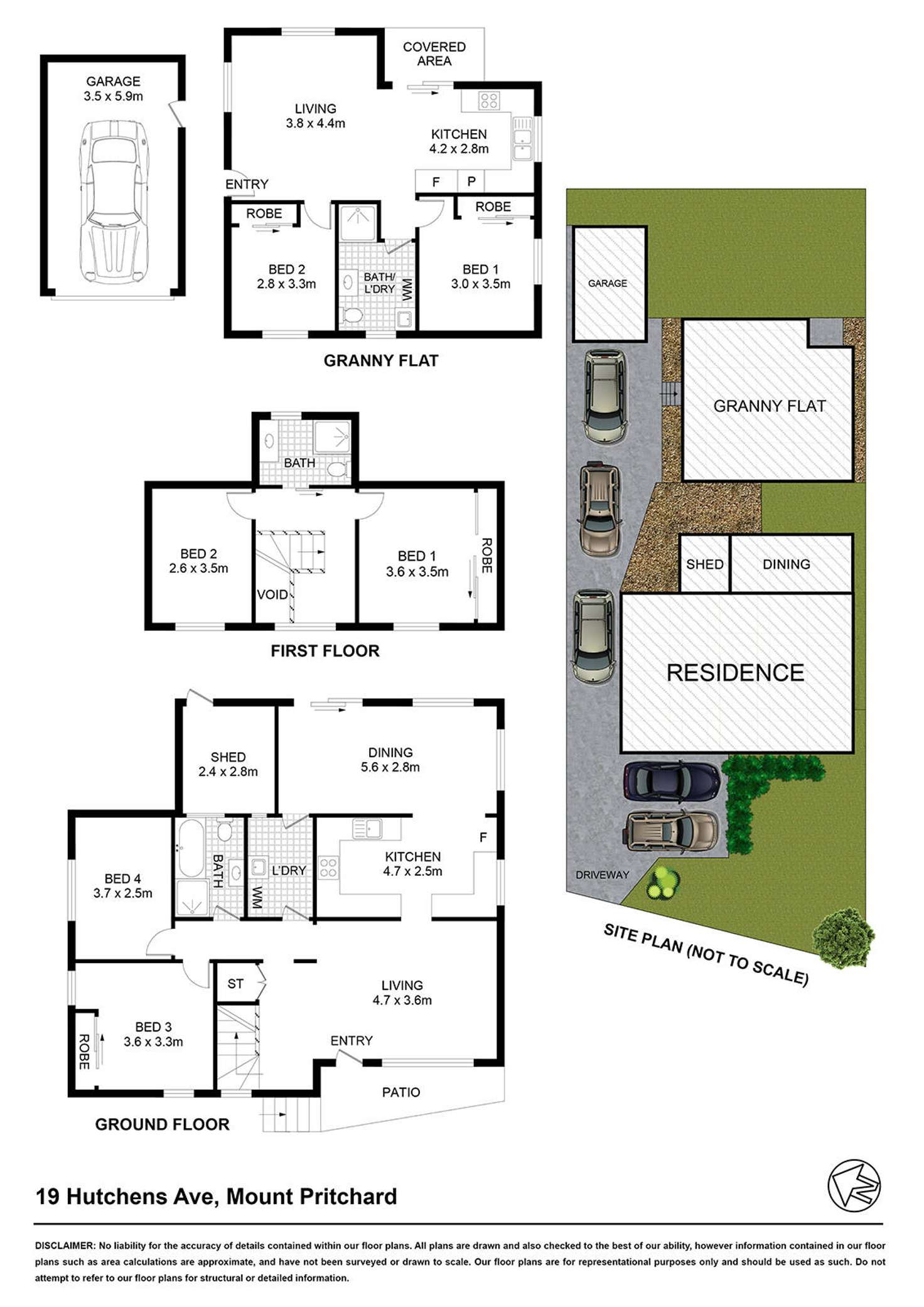 Floorplan of Homely house listing, 19 Hutchens Avenue, Mount Pritchard NSW 2170