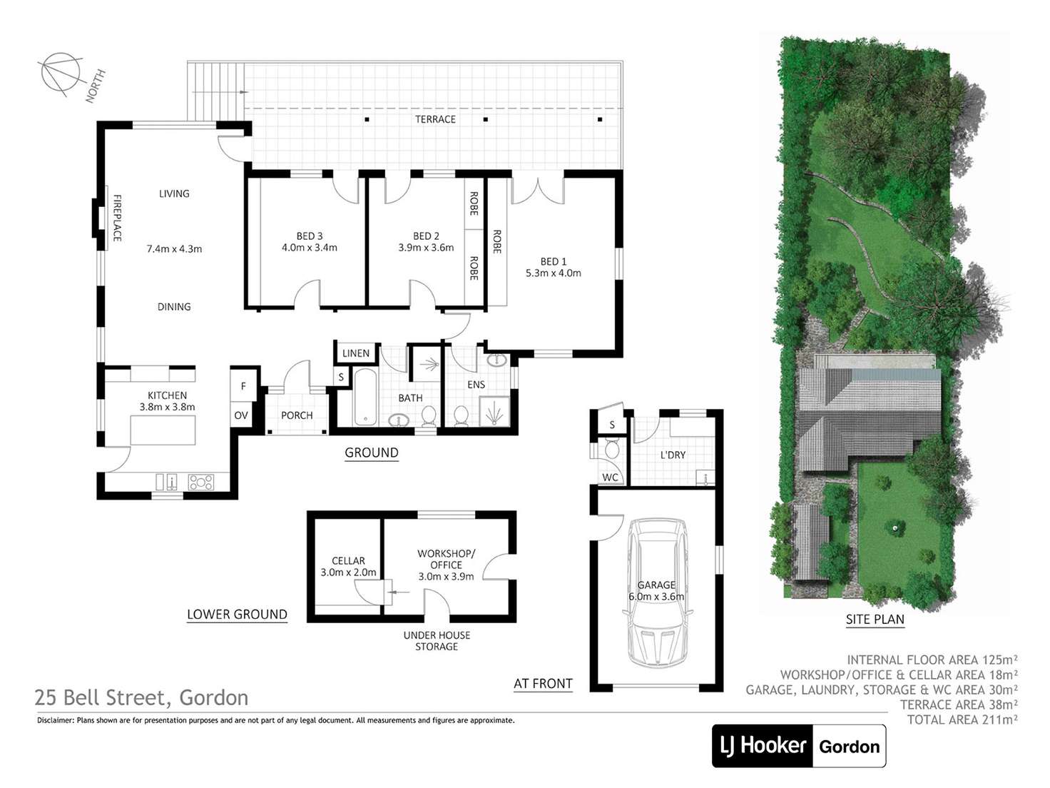 Floorplan of Homely house listing, 25 Bell Street, Gordon NSW 2072