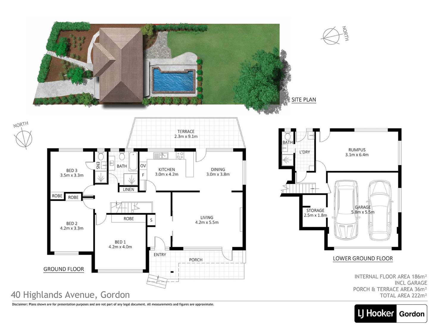 Floorplan of Homely house listing, 40 Highlands Avenue, Gordon NSW 2072