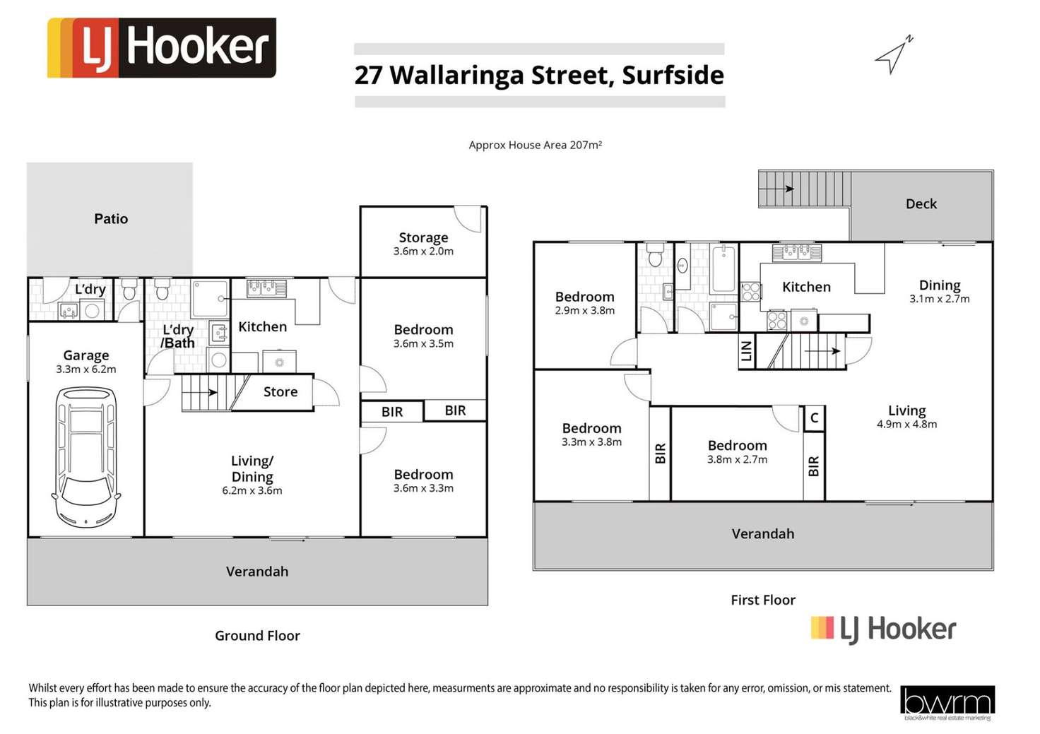 Floorplan of Homely house listing, 27 Wallaringa Street, Surfside NSW 2536