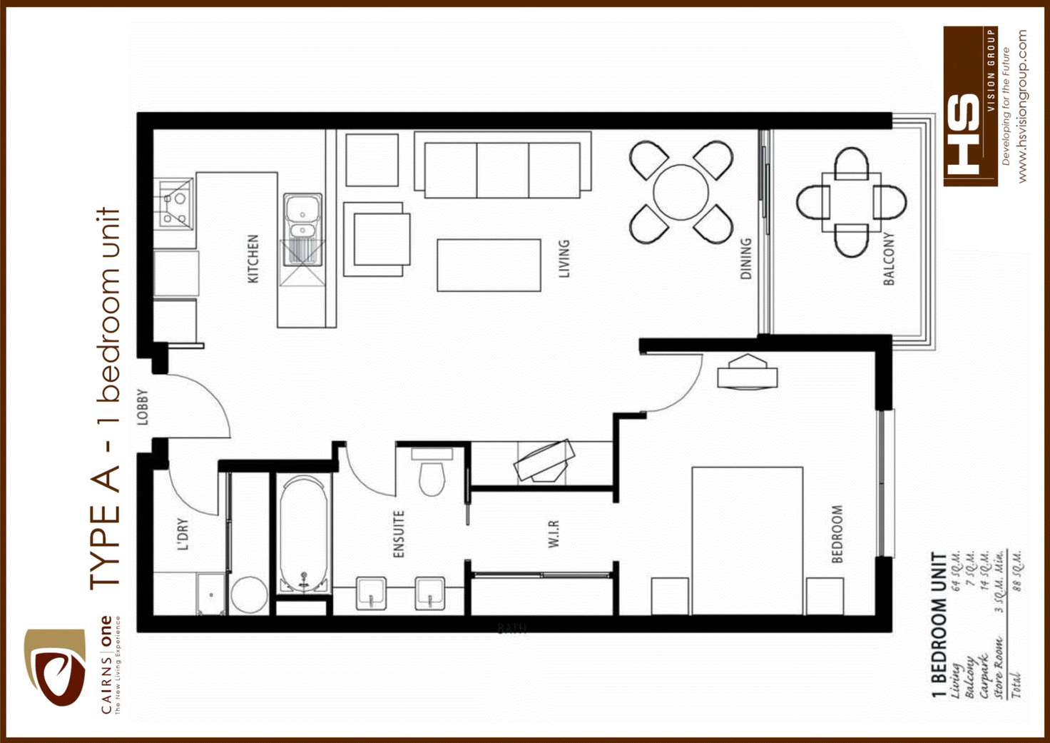 Floorplan of Homely apartment listing, 716/12 Gregory Street, Westcourt QLD 4870