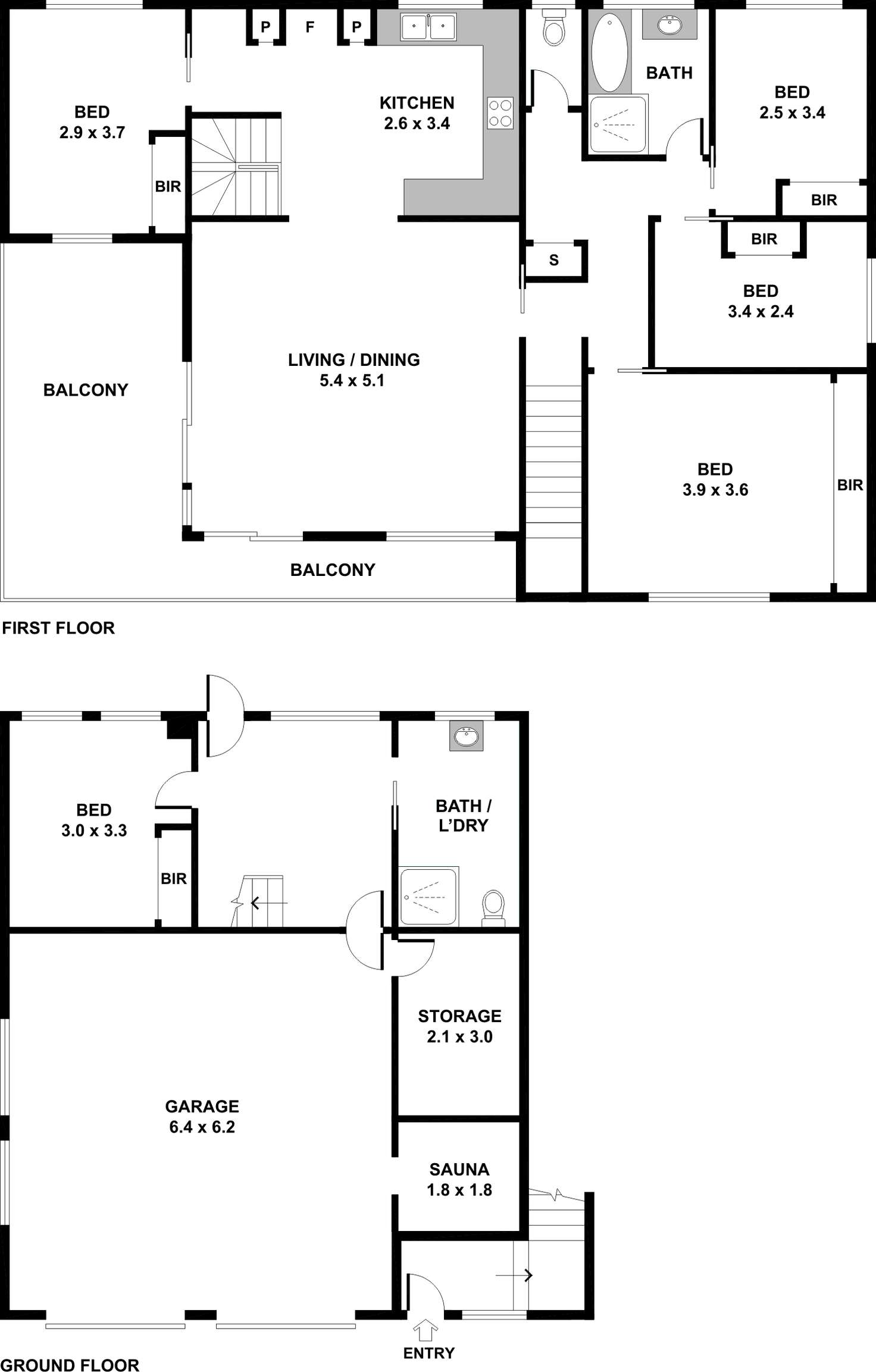 Floorplan of Homely house listing, 2 Bligh Close, Georges Hall NSW 2198